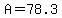 A+=+78.3+