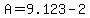 A+=+9.123+-+2
