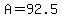 A+=+92.5