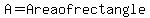A+=+Area+of+rectangle