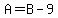 A+=+B+-+9