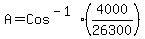 A+=+Cos%5E%28-1%29%284000%2F26300%29