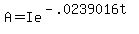 A+=+Ie%5E%28-.0239016t%29