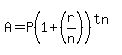 A+=+P%281%2B%28r%2Fn%29%29%5E%28tn%29