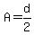A+=+d%2F2