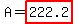 A+=+highlight%28222.2+%29