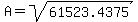 A+=+sqrt%2861523.4375%29