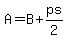 A+=B%2Bps%2F2