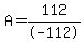 A++=+112%2F-112
