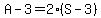 A-3=2%28S-3%29