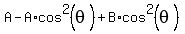 A-A%2Acos%5E2%28theta%29+%2B+B%2Acos%5E2%28theta%29