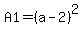 A1=+%28a-2%29%5E2