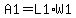 A1=L1%2AW1
