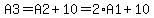 A3=A2%2B10=2%2AA1%2B10