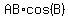 AB%2Acos%28B%29