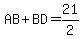AB%2BBD=21%2F2