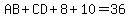 AB%2BCD%2B8%2B10=36