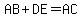 AB%2BDE=AC