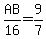 AB%2F16+=+9%2F7