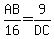 AB%2F16+=+9%2FDC