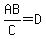 AB%2FC++=+D