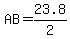 AB=23.8%2F2
