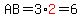 AB=3%2Ared%282%29=6