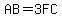 AB=3FC