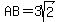 AB=3sqrt%282%29