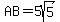 AB=5sqrt%285%29