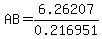 AB=6.26207%2F0.216951
