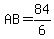 AB=84%2F6