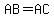 AB=AC