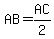 AB=AC%2F2
