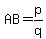 AB=p%2Fq