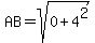 AB=sqrt%280%2B4%5E2%29