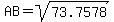 AB=sqrt%2873.7578%29