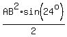 AB%5E2%2Asin%2824%5Eo%29%2F2