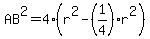 AB%5E2=4%28r%5E2-%281%2F4%29r%5E2%29