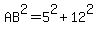 AB%5E2=5%5E2%2B12%5E2