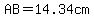 AB+=+14.34cm
