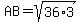 AB+=+sqrt%2836%2A3%29