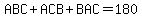 ABC%2BACB%2BBAC=180