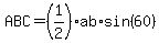 ABC=%281%2F2%29ab%2Asin%2860%29