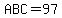 ABC=97