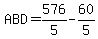 ABD=576%2F5-60%2F5