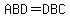ABD=DBC
