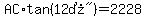 AC%2Atan%28%2212%B0%22%29=2228