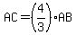 AC=%284%2F3%29AB