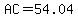 AC=54.04